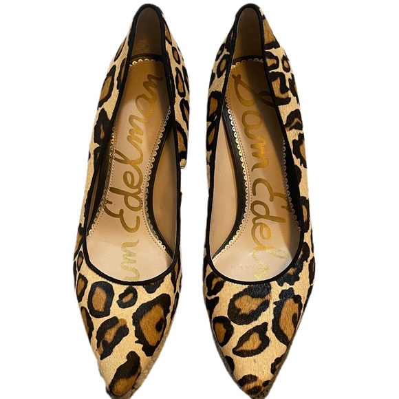 Sam Edelman Tristan Leopard Calf Hair Pump - Picture 2 of 9